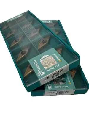 TaeguTec / VBMT160404PC TT9080 /Original genuine CNC alloy blade 10 Pcs - Image 1 of 2