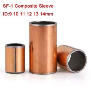ID 9~14mm SF-1 Self Lubricating Sleeve Copper Shaft Bushing Bearing Bushing - Picture 1 of 6