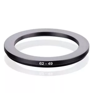 RISE(UK) 62mm to 49mm 62-49 62-49 Matel Step Down Ring Filter Camera Adapter - Picture 1 of 3