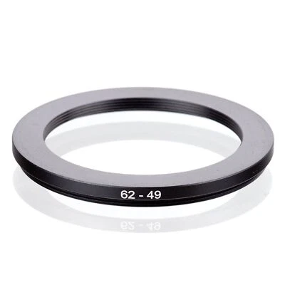 RISE(UK) 62mm to 49mm 62-49 62-49 Matel Step Down Ring Filter Camera Adapter - Image 1 of 3