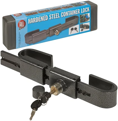 ALL RIDE Heavy Duty Hardened Steel Container Lock Adjustable Garage Warehouse Security UK