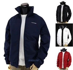 NWT TOMMY HILFIGER Men's Windbreaker Jacket Coat Water Resistant S M L XL 2XL - Picture 1 of 21