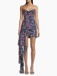 Katie May Chasing Floral Dress Size Medium M $335 - Picture 1 of 11