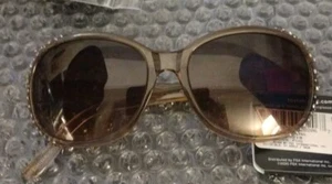 T159.1 Foster Grant BLING Fashion Sunglasses GL 20 04 TAN FWG 100% UV - Picture 1 of 6