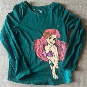 Disney Jumping Beans Little Mermaid Long Sleeve T Shirt Size 8 - Picture 1 of 7