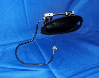 Manija de la puerta lateral izquierda del conductor Porsche 986 996 Boxster 911 1997-2004 OEM negra Foto 1 de 4