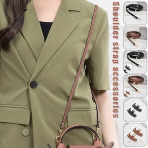 Real Leather Bag Straps Punch-free Shoulder Strap Crossbody Replacement Buckle - Bild 1 von 17