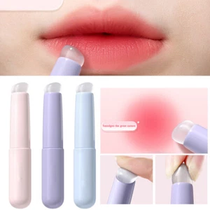 Silicone Lip Brush Gloss Wands Applicator Lipstick Makeup Tool Cosmetic Portable - Picture 1 of 16