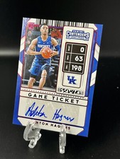 2020 Panini Contenders Draft Picks Game Ticket Red Ashton Hagans Auto