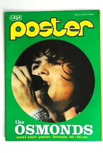THE OSMONDS 1975 OSMOND RARE VINTAGE EXYUGO LADA POSTER MAGAZINE DONNY MARIE - Picture 1 of 3