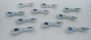 Set of ten (10) Karako Chopstick holders 3.1"x0.8" Chopstick rest Japanese table - Picture 1 of 5