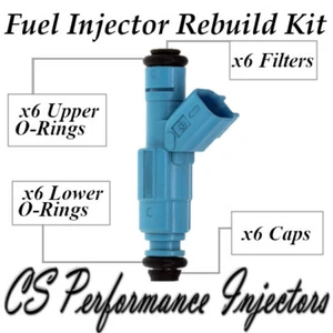 Fuel Injectors Rebuild Kit fits 0280155972 for 2002-2003 Dodge Jeep 3.7L V6 - Picture 1 of 1
