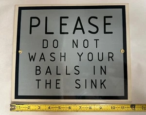 Novelty Enamel Sign, Decor Sign, Home Decor - Picture 1 of 3