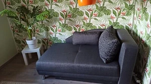 Chaiselongue-Schlafsofa mit Bettfunktion&Bettkasten, inkl. Federkern *unbenutzt* - Bild 1 von 15