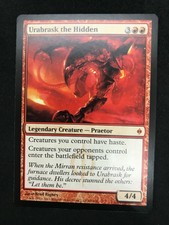 Magic the Gathering MTG Urabrask the Hidden Red New Phyrexia Mythic
