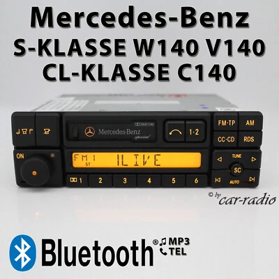 Original Mercedes W140 Radio Special BE2210 Bluetooth Radio MP3 CL S Klasse C140 - Bild 1 von 4