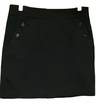 Sandro Studio Womens Size 4 Skirt Black Pockets Casual Wear To Work - Image 1 of 4
