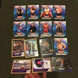 Lot of 16 Topps WWE Wrestlemania Cards Bryan Miz Kofi Roman Triple H Brock WWF - Picture 1 of 5
