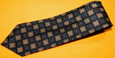 J. Corbata geométrica multicolor Z. RICHARDS HECHA EN EE. UU. - CORBATAS - CORBATAS DE DISEÑADOR. Foto 1 de 3