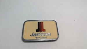 JARTRAN TRUCK RENTAL COMPANY PEWTER HITLINE BUCKLE VINTAGE 1970s Pre owned - Picture 1 of 3