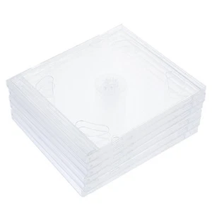6 Pcs CD Case Cases Jewel Storage Units Container Cd/dvd Holders - Afbeelding 1 van 12