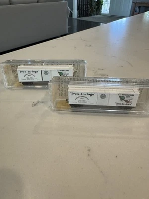 Lote de 2 vagones de caja escala N Kadee 40' Potlatch Forests 42060 Foto 1 de 4