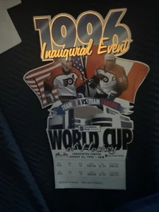 1996 World Cup Hockey Ticket Flyers “Inaugural Event” CoreStates Center - Picture 1 of 3