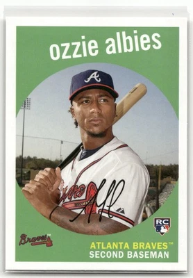 Ozzie Albies 2018 Topps Archives #18 RC Atlanta Braves - Image 1 of 2