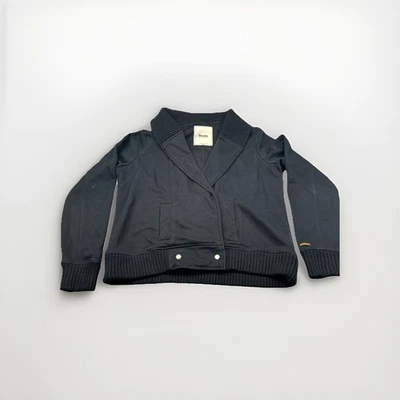 Chaqueta Sudadera Cuello Chal Raíces Negra Para Hombre XL Mezcla Algodón Informal Acogedora Foto 1 de 4