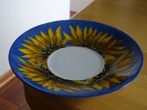 LAURE JAPY 1 SOUCOUPE A CAFE PORCELAINE LIMOGES MODELE TOURNESOLS - Picture 1 of 4