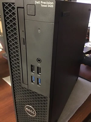 Dell Precision Tower 3420 SFF Intel Core i5-7500 3.4GHz 16GB RAM 128GB SSD No OS - Image 1 of 2