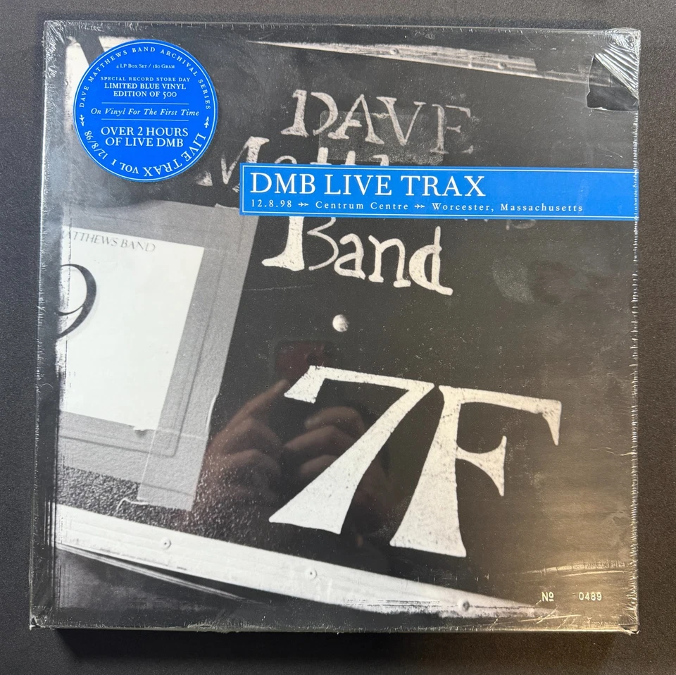 Dave Matthews Band - Live Trax Vol 1 - Blue Vinyl #489/500 SEALED RARE - Image 1 of 2