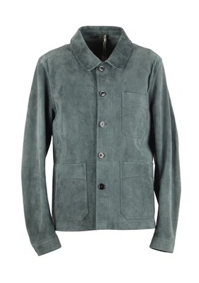 TOM FORD Teal Leather Jacket Coat Size 48 / 38R U.S. Outerwear Jacket New Wit... - Image 1 of 4