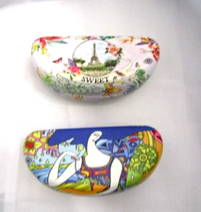 2 estuches rígidos para gafas/gafas de sol para marcos grandes y envolventes ESCENAS MULTICOLORES - Imagen 1 de 8