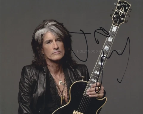 JOE PERRY - Aerosmith GENUINE SIGNED AUTOGRAPH Cover