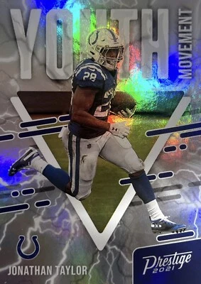 2021 Panini Prestige Youth Movement Jonathan Taylor #YM-4 NMMT - Image 1 of 2