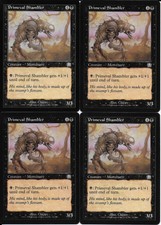 MTG: PRIMEVAL SHAMBLER Mercadian Masques UNCOMMON; played, Excellent x4