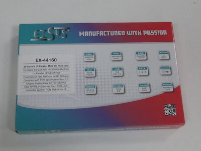 EXSYS EX-44160 PCIe Card 2S Serial / 1P Parallel Multi I/O Karte - Bild 1 von 4