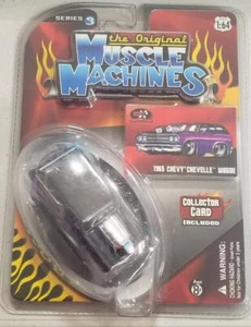 Original Muscle Machines 2007 Series 3: 1965 Chevy Chevelle Wagon Purple 1:64 - Picture 1 of 1