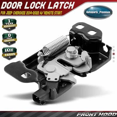 Front Hood Latch Lock for Jeep Cherokee 2014-2022 Sport Utility w/ Remote Start - Image 1 of 4