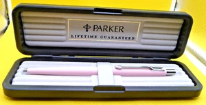 Parker Vintage Classic Pink Ball Pen-Chrome Trim-new old stock in box - Picture 1 of 5