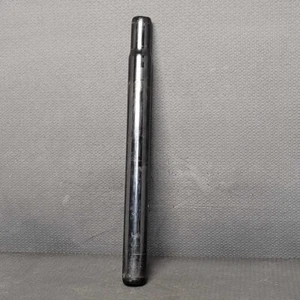 Vintage Steel 280 mm Seatpost Bike Bicycle Black 25.4 mm 1 in Tapered to 22.2 mm - Picture 1 of 10