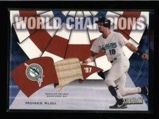 MOISES ALOU 2002 TOPPS STADIUM CLUB WORLD CHAMPIONS GAME USED BAT RELIC AX6794