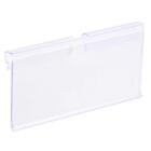 Label Holder 80X40mm Clear Plastic For Wire Shelf, Pack Of 50