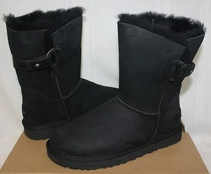 UGG Women's Nash Black suede boots New With Box! - Picture 1 of 5
