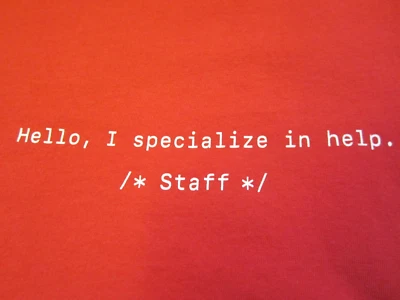 Apple logo WWDC 16 STAFF T-SHIRT Red Large LG Employee Only American Apparel L - Image 1 of 4