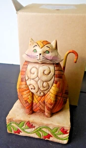 2003 Jim Shore Heartwood Creek Elijah Folk Art Cat Figurine Decoration 114422 - Picture 1 of 5