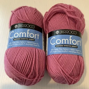 2 Skeins Berroco Comfort Pink Yarn Color 9723 - 210 yards - Bild 1 von 3