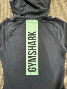 Gymshark Hoodie Men’s Medium Blue Mint Sweatshirt Pockets Athleisure Workout Gym - Picture 1 of 12