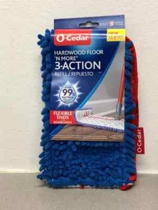O-Cedar 170385 Hardwood Floor ’N More Microfiber/Chenille 3-Action Mop Refill - Picture 1 of 2
